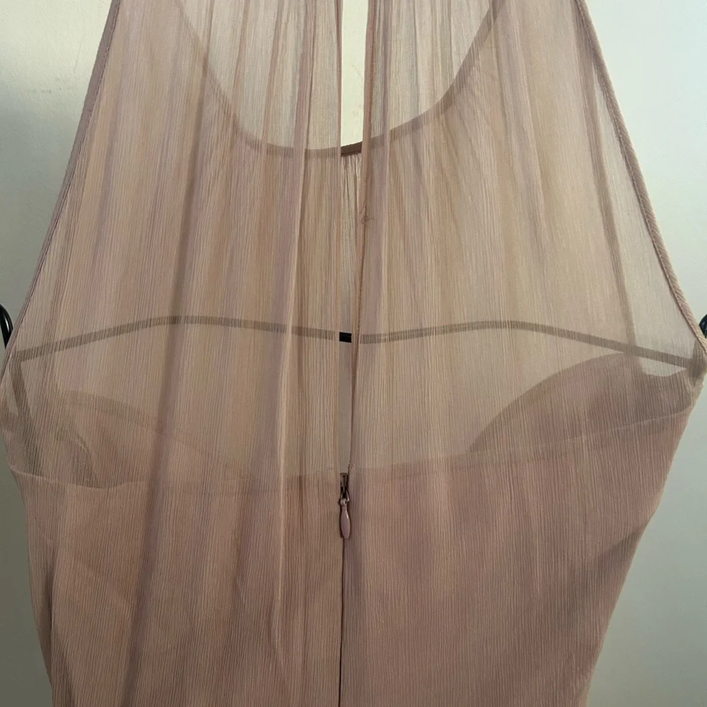 J.crew‎ pink maxi silk dress 0